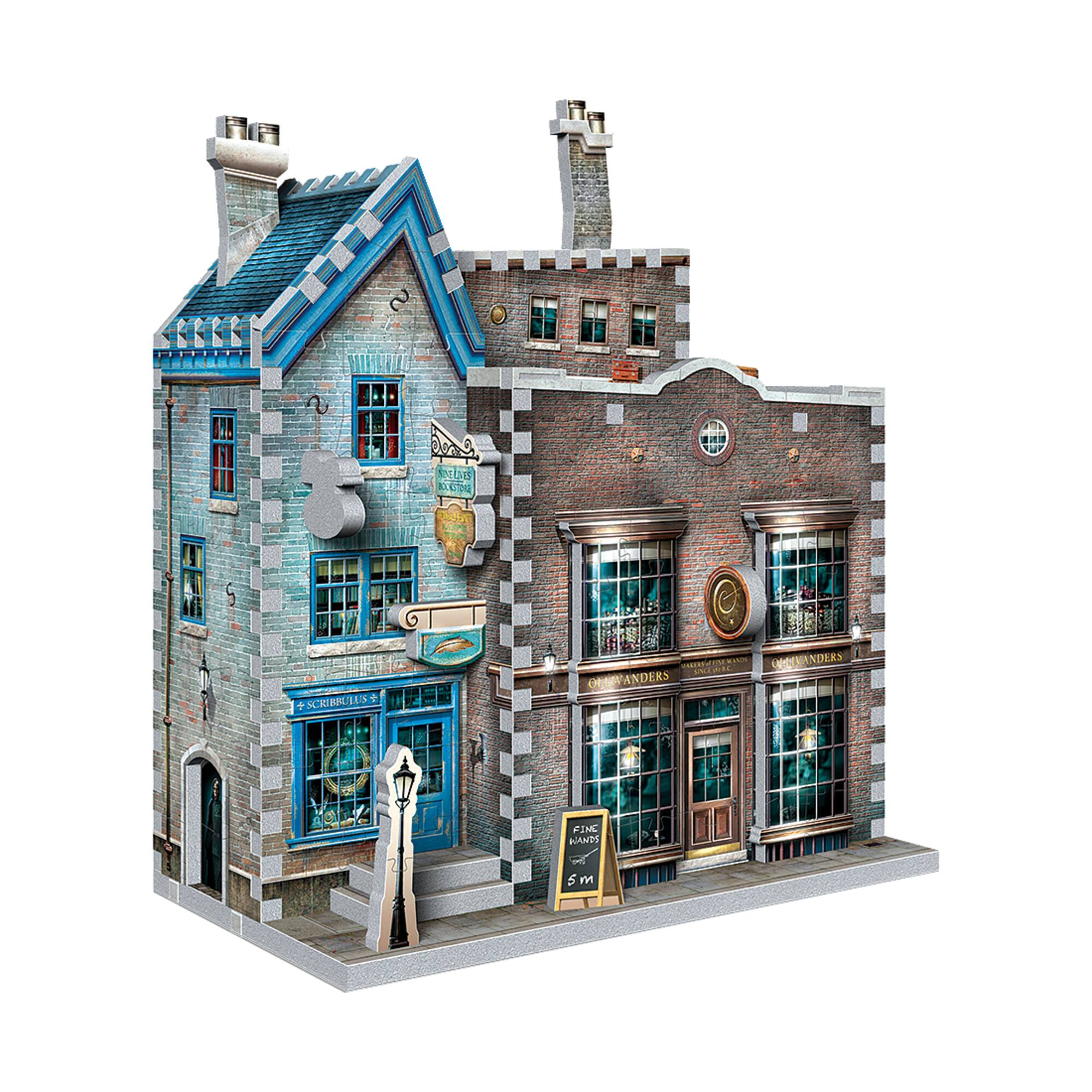 Harry Potter™ Diagon Alley Collection Ollivander's Wand Shop™ & Scribbulus™ 295 Piece 3D Puzzle